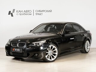 2007 BMW 5 серии 525d V (E60/E61) Рестайлинг, чёрный, 1498000 рублей, вид 1