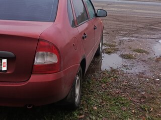 2006 Lada (ВАЗ) Kalina I, красный, 155000 рублей, вид 5