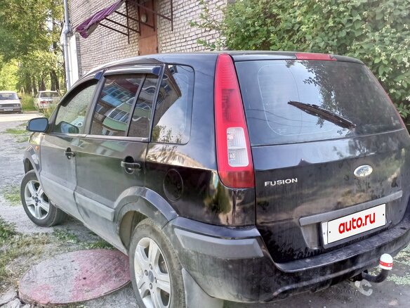 2007 Ford Fusion I Рестайлинг, чёрный - вид 3