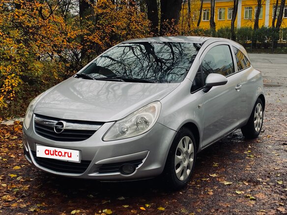 2008 Opel Corsa D, серебристый, 260000 рублей