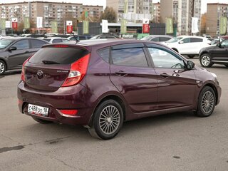 2011 Hyundai Solaris I, фиолетовый, 659000 рублей, вид 5