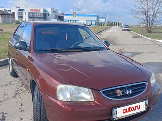 2007 Hyundai Accent ТагАЗ II, красный, 330000 рублей, вид 1