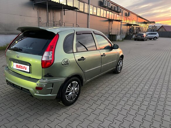 2008 Lada (ВАЗ) Kalina I, зелёный, 157000 рублей - вид 5
