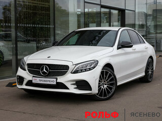 2018 Mercedes-Benz C-Класс 200 IV (W205) Рестайлинг, белый, 2598000 рублей, вид 1