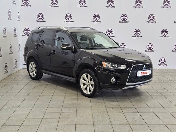 2010 Mitsubishi Outlander II Рестайлинг, чёрный, 945000 рублей - вид 2