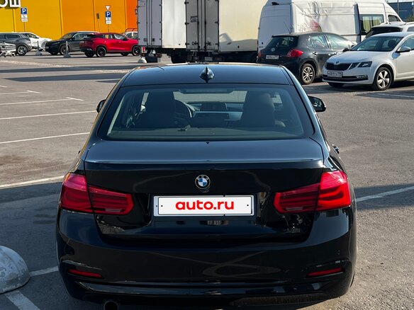 2016 BMW 3 серии 318i VI (F3x) Рестайлинг, чёрный - вид 4