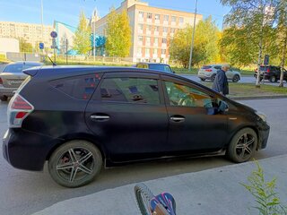 2019 Toyota Prius Alpha I (ZVW40/41) Рестайлинг, чёрный, 1290000 рублей, вид 4