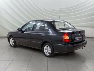 2008 Hyundai Accent ТагАЗ II, чёрный, 364000 рублей, вид 5