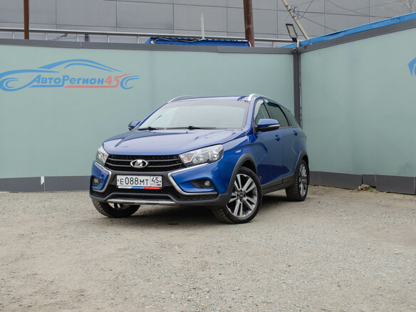 2021 Lada (ВАЗ) Vesta SW Cross I, синий, 1085000 рублей