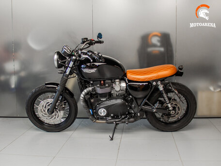 2016 Triumph Bonneville T120, зелёный, 876535 рублей, вид 4