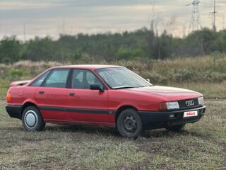 1986 Audi 80 IV (B3), красный, 80000 рублей, вид 5