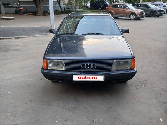 1987 Audi 100 III (C3), синий, 180000 рублей - вид 2