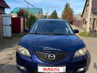 2006 Mazda 3 I (BK) Рестайлинг, синий, 350000 рублей, вид 2