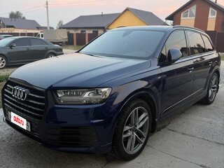 2019 Audi Q7 II (4M), синий, 4650000 рублей, вид 2