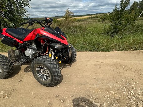 2017 Yamaha Raptor YFM250, красный, 180000 рублей, вид 3