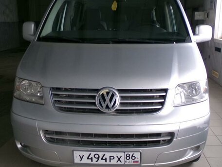 2007 Volkswagen Caravelle, серебристый, 1067500 рублей, вид 2