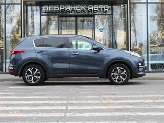 2019 Kia Sportage IV Рестайлинг, синий, 1895000 рублей, вид 4