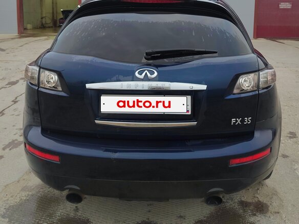 2007 Infiniti FX35 I (S50) Рестайлинг, синий, 900000 рублей - вид 3