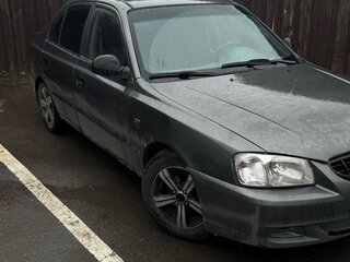 2004 Hyundai Accent ТагАЗ II, серый, 210000 рублей, вид 3
