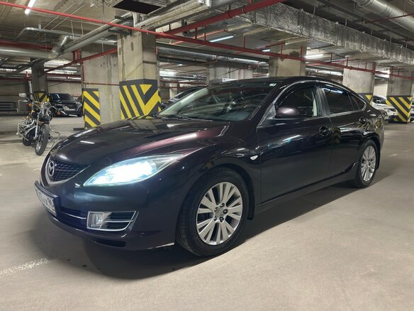 2008 Mazda 6 II (GH), пурпурный, 700000 рублей
