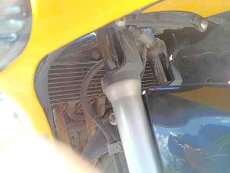 2002 Suzuki GSX 600F Katana, жёлтый, 299000 рублей, вид 4