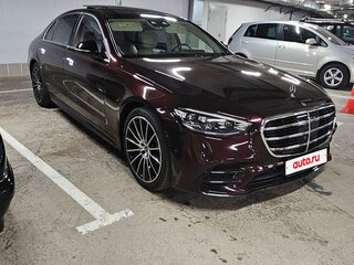 2021 Mercedes-Benz S-Класс 500 Long 4MATIC VII (W223), красный, 8600000 рублей, вид 4