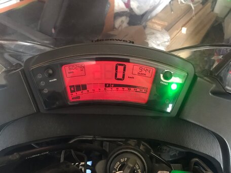 2009 Kawasaki ER-6F (Ninja 650R), синий, 400000 рублей, вид 4