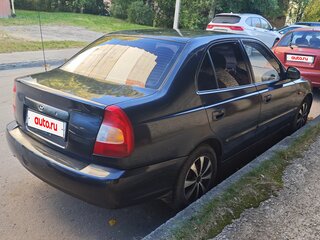 2008 Hyundai Accent ТагАЗ II, чёрный, 185000 рублей, вид 4