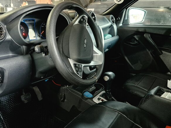 2012 Lada (ВАЗ) Granta I, голубой - вид 1