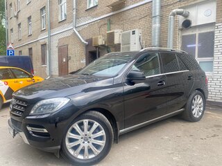 2013 Mercedes-Benz M-Класс 350 III (W166), чёрный, 1600000 рублей, вид 1