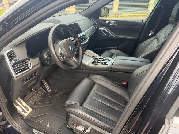 2022 BMW X6 30d III (G06), синий, 10500000 рублей - вид 4
