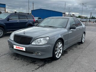 2002 Mercedes-Benz S-Класс 430 IV (W220) Рестайлинг, серебристый, 1000000 рублей, вид 1