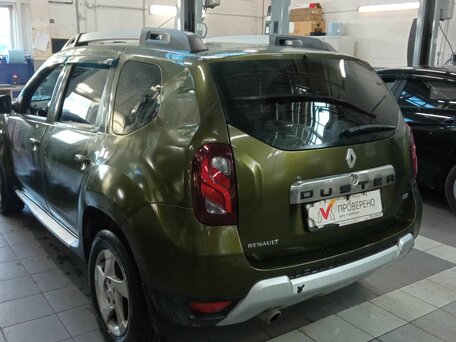 2015 Renault Duster I Рестайлинг, зелёный, 1015000 рублей, вид 4