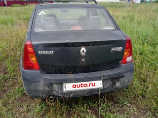 2009 Renault Logan I, чёрный, 300000 рублей, вид 4