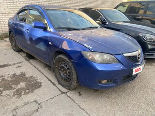 2008 Mazda 3 I (BK) Рестайлинг, синий, 220000 рублей, вид 1