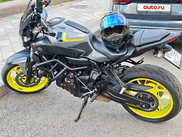 2017 Yamaha MT-07 (FZ-07), жёлтый, 639999 рублей - вид 13