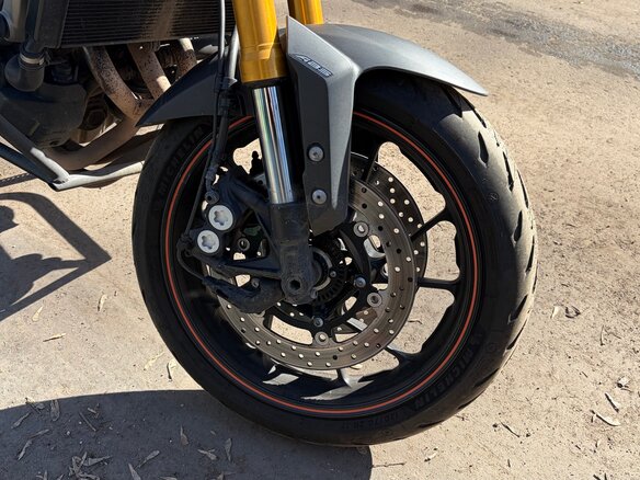2014 Yamaha MT-09 (FZ-09), оранжевый, 780000 рублей - вид 1