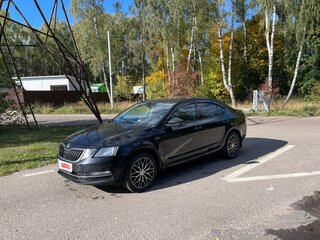 2018 Skoda Octavia III (A7) Рестайлинг, чёрный, 1450000 рублей, вид 1