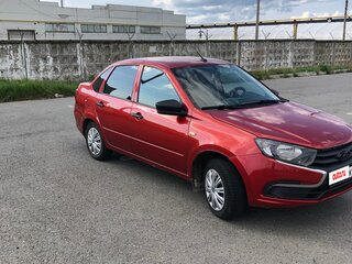 2019 Lada (ВАЗ) Granta I Рестайлинг, красный, 450000 рублей, вид 3