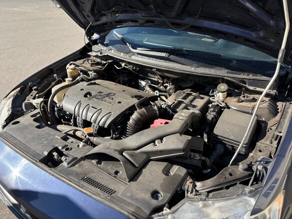 2008 Mitsubishi Lancer X, синий, 650000 рублей - вид 10