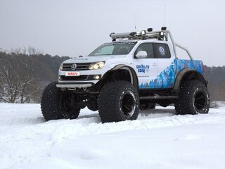 2011 Volkswagen Amarok I, коричневый, 6500000 рублей, вид 1