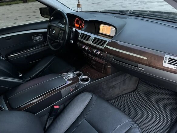 2007 BMW 7 серии Long 740Li IV (E65/E66) Рестайлинг, чёрный, 950000 рублей - вид 8