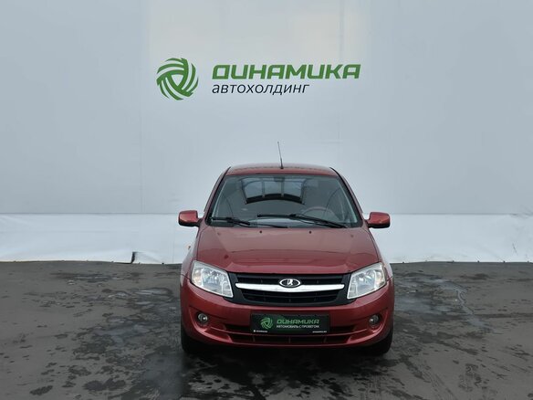2013 Lada (ВАЗ) Granta I, красный, 415000 рублей - вид 1