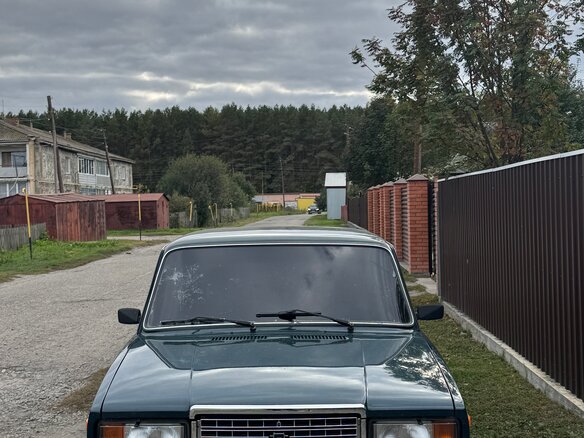 2007 Lada (ВАЗ) 2107, зелёный, 215000 рублей