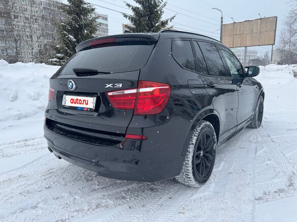 2012 BMW X3 20d xDrive II (F25), чёрный, 1850000 рублей - вид 2