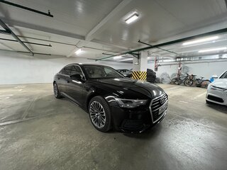 2021 Audi A6 40 TFSI V (C8), чёрный, 3850000 рублей, вид 2