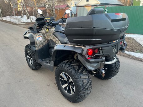 2013 BRP Can-Am Outlander MAX 650, зелёный, 1000000 рублей, вид 5