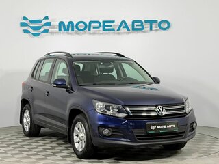 2013 Volkswagen Tiguan I Рестайлинг, синий, 1160000 рублей, вид 3