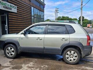 2007 Hyundai Tucson I, серебристый, 730000 рублей, вид 3