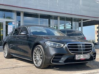 2022 Mercedes-Benz S-Класс 400 d 4MATIC VII (W223), чёрный, 9200000 рублей, вид 4